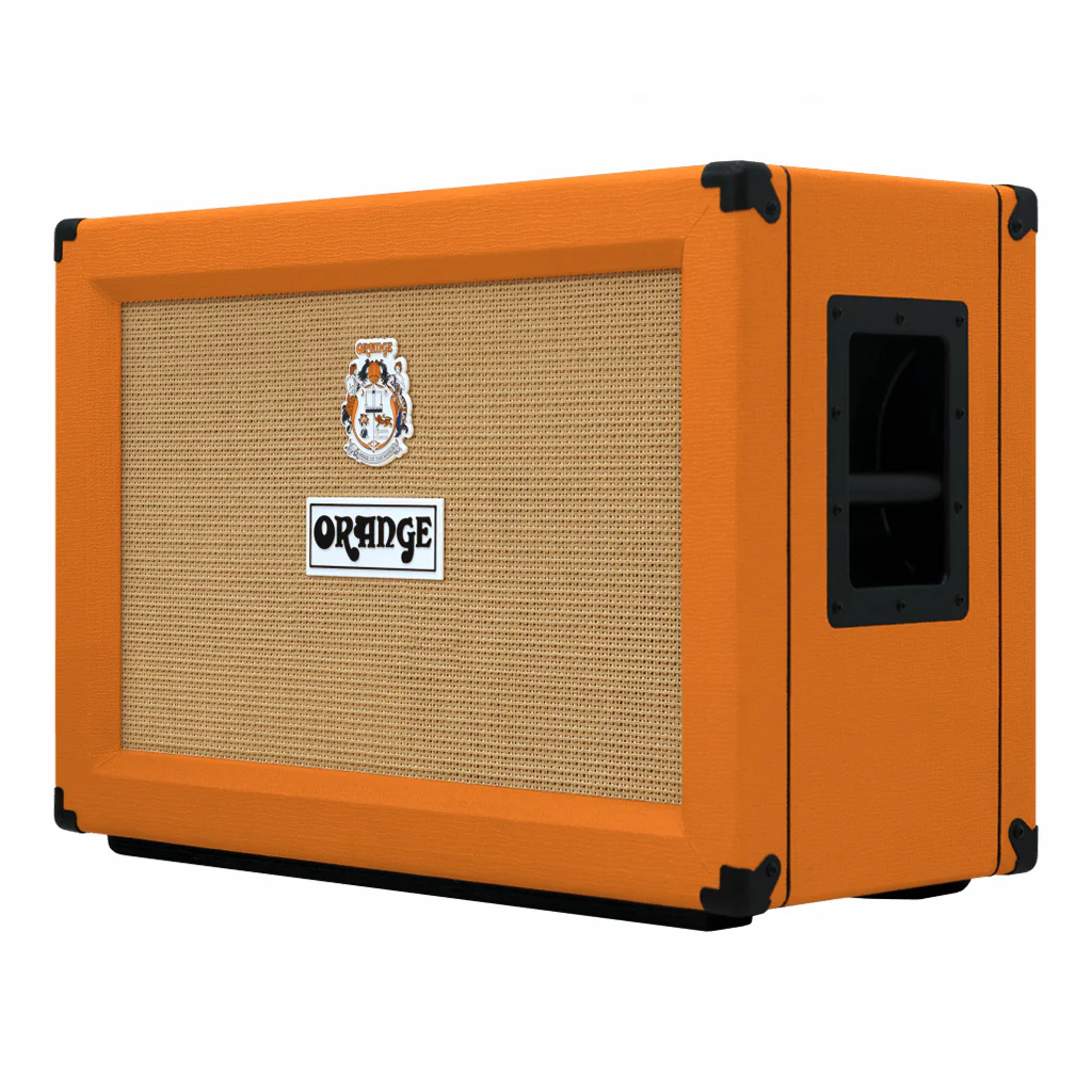 Orange PPC212 2 x 12 Speaker Cabinet Closed Black - Orange - Image 2
