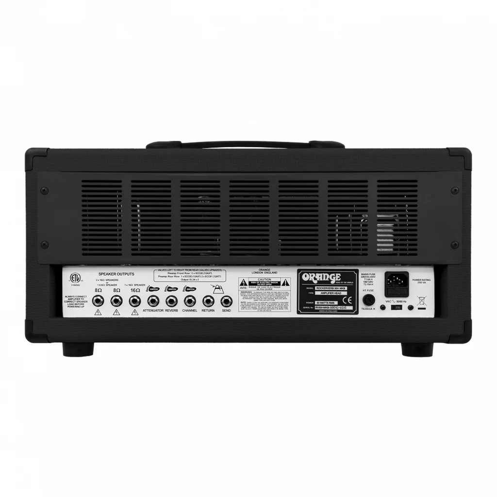 Orange Rockerverb 50H MKIII Head - Black - Image 2