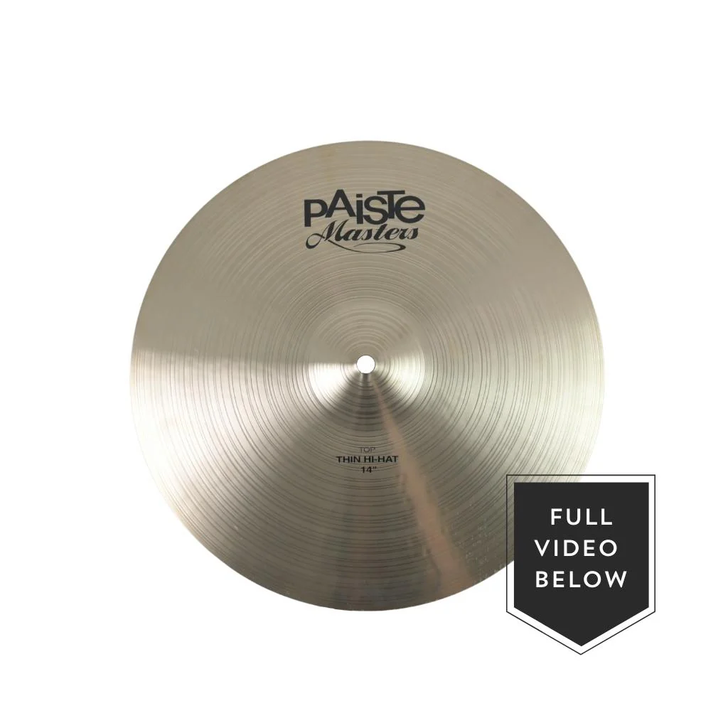 Paiste 14" Masters Thin Hi-Hats - Image 3