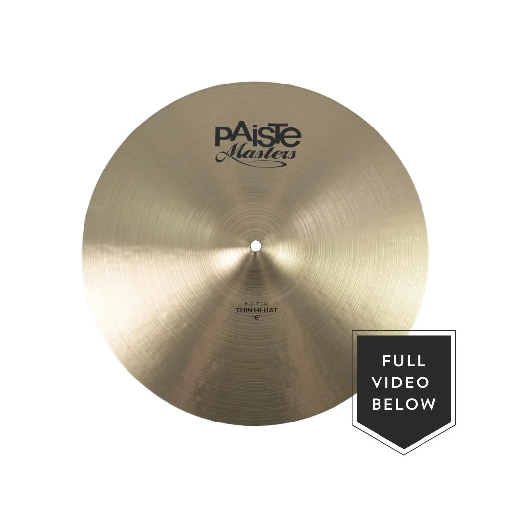 Paiste 16" Masters Thin Hi-Hats - Image 3