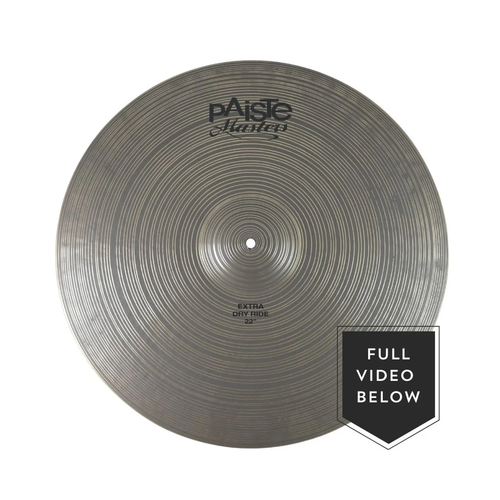 Paiste 22" Masters Extra Dry Ride - Image 2