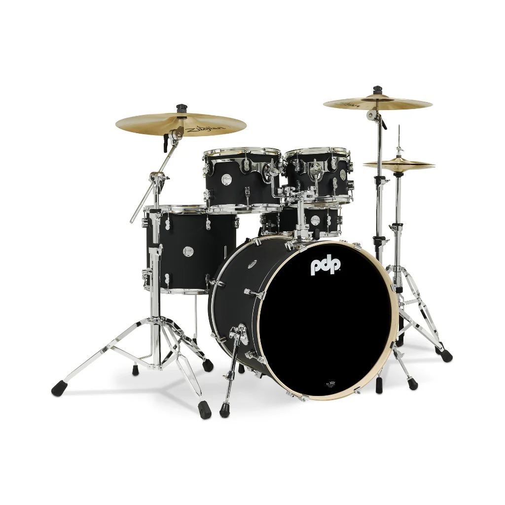 PDP Concept Maple 5-piece Shell Pack - Satin Black