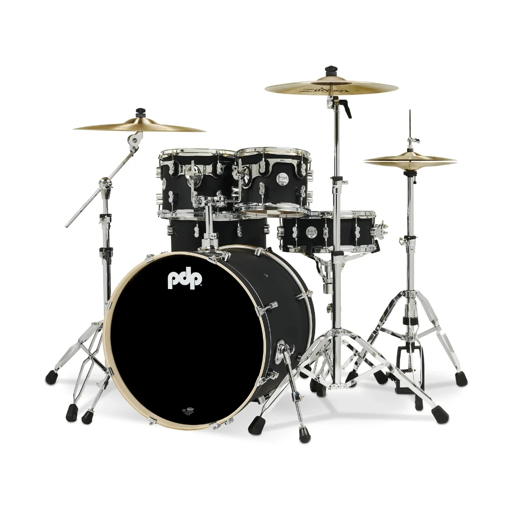 PDP Concept Maple 5-piece Shell Pack - Satin Black - Image 2