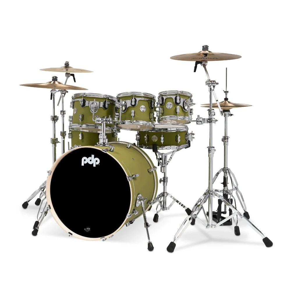 PDP - Concept Maple 7-piece Shell Pack - Satin Olive - Image 2