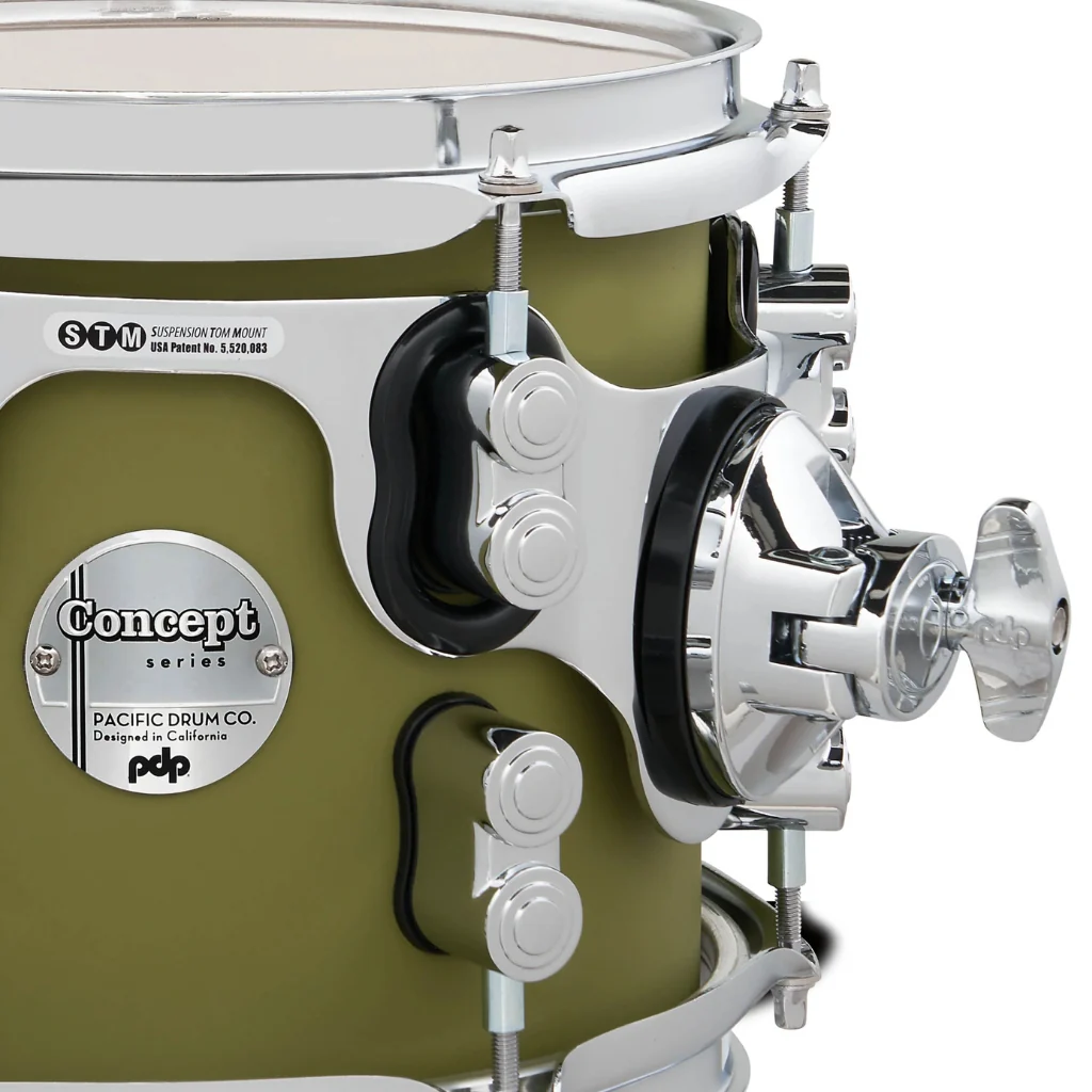 PDP - Concept Maple 7-piece Shell Pack - Satin Olive - Image 7