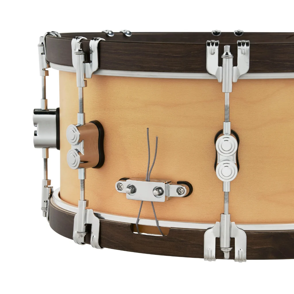 PDP Concept Maple Classic Snare Drum - 6.5 x 14-inch - Walnut with Natural Hoops - Image 4