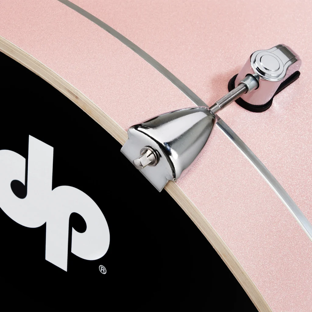 PDP Mainstage 5-Piece Complete Drum Set with Hardware and Cymbals - Pale Rose - Image 4