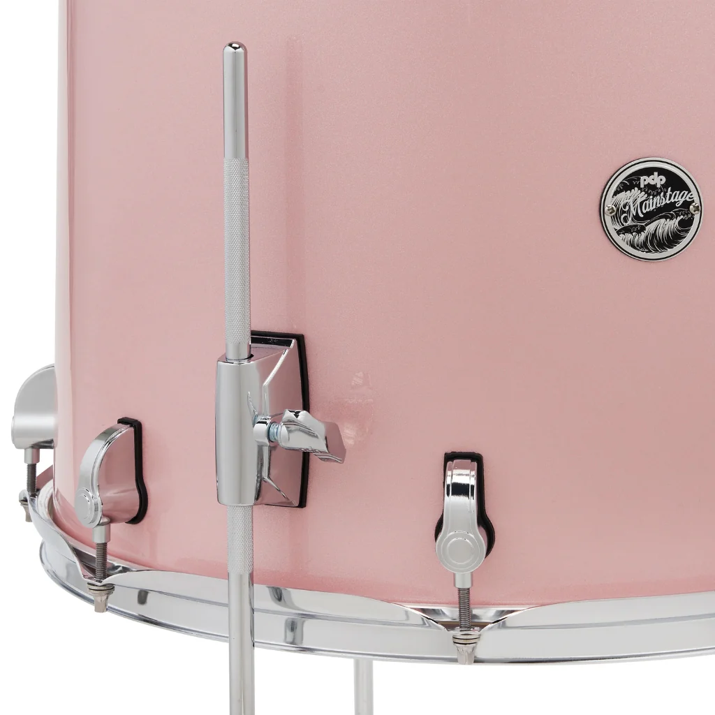 PDP Mainstage 5-Piece Complete Drum Set with Hardware and Cymbals - Pale Rose - Image 6