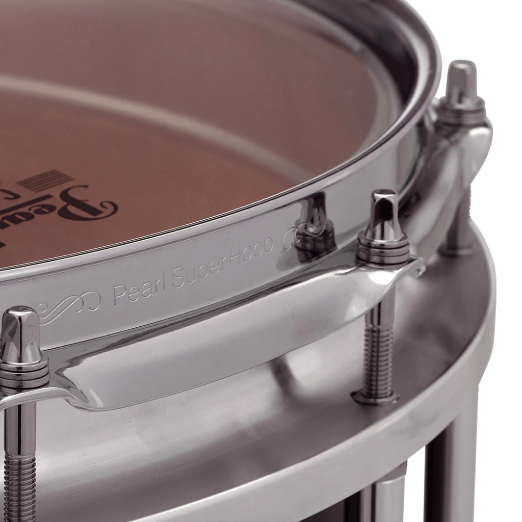 Pearl 13"x11" Competitor High Tension Snare Drum - Midnight Black - Image 4
