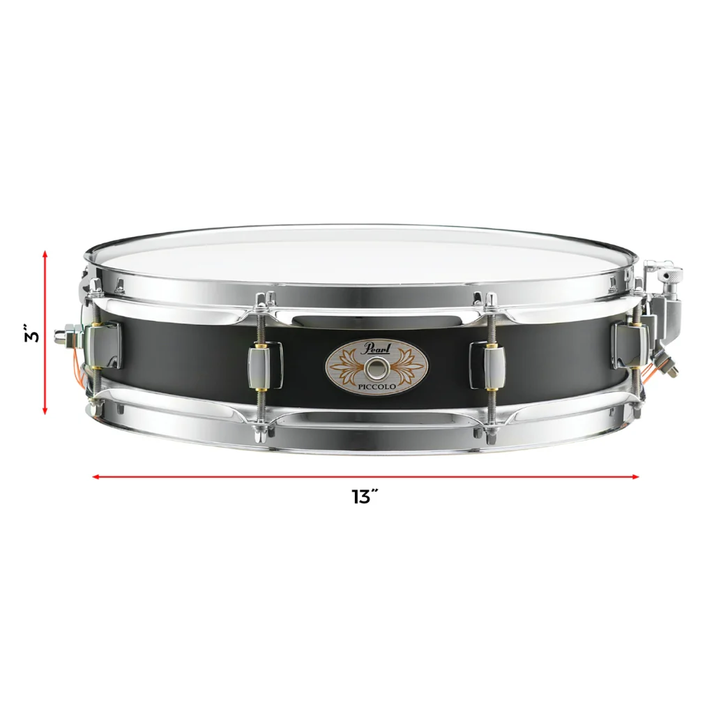 Pearl 13"x3" Steel Effect Piccolo Snare - Image 2