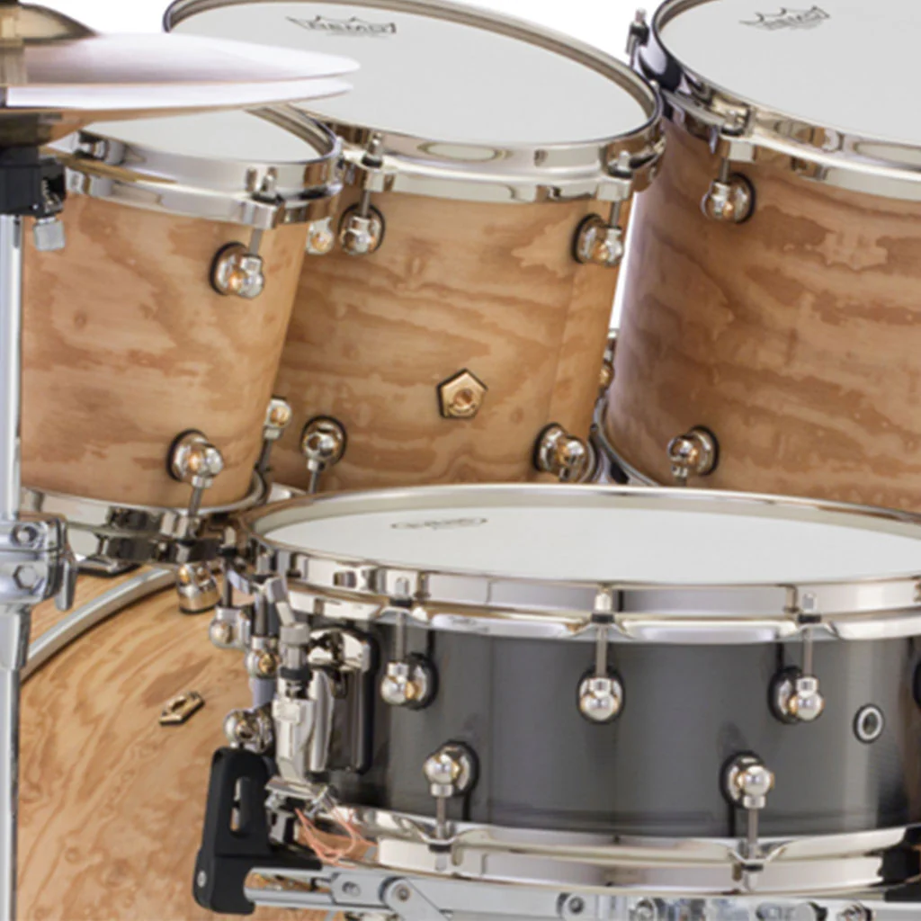 Pearl 14"x5" Dennis Chambers Signature Snare Drum - Cast Aluminium - Image 2