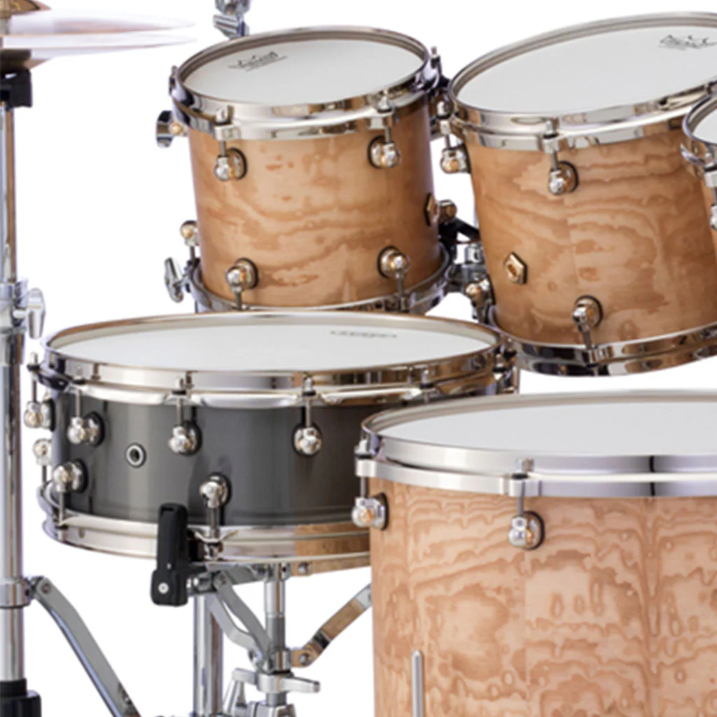 Pearl 14"x5" Dennis Chambers Signature Snare Drum - Cast Aluminium - Image 3