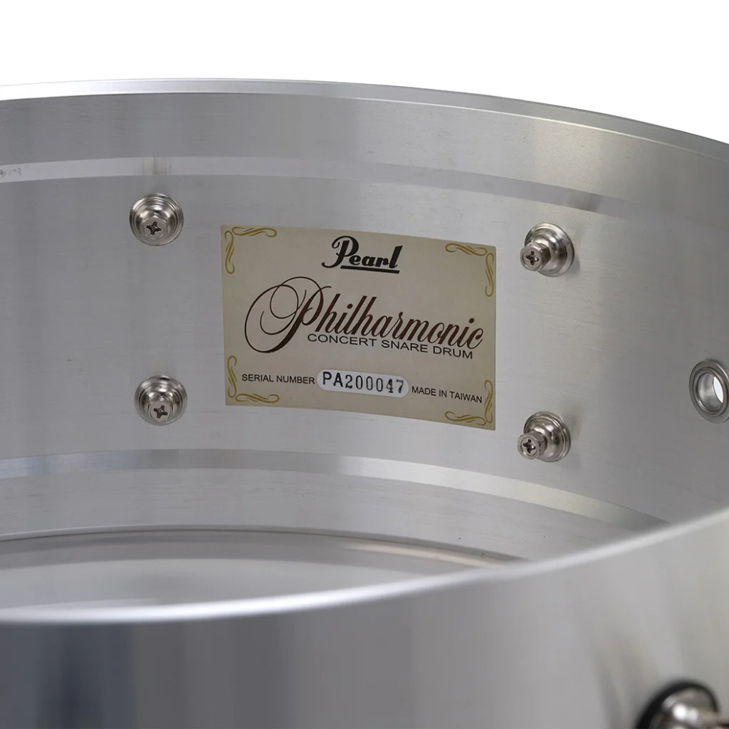 Pearl 14"X5" Philharmonic Snare Drum Aluminium - Image 3