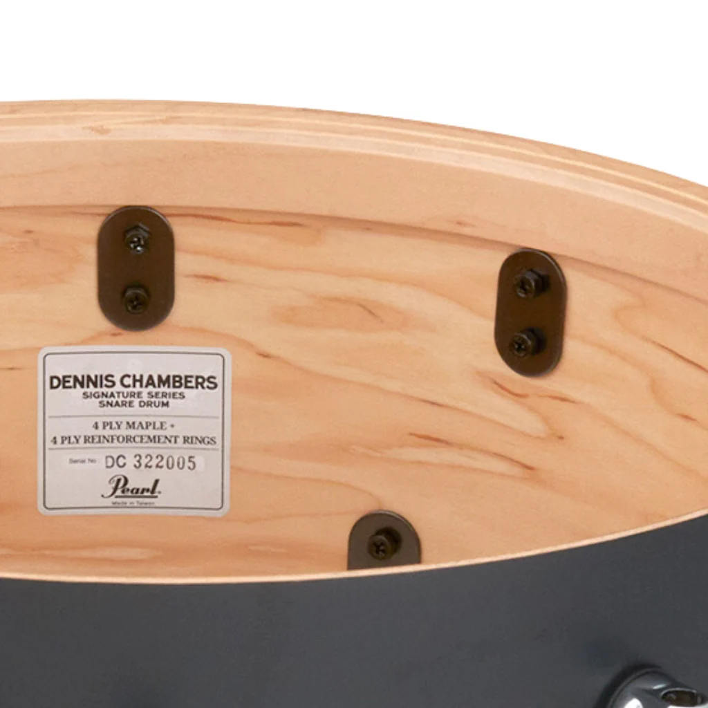 Pearl 14"x6.5" Dennis Chambers Signature Snare Drum - Image 4