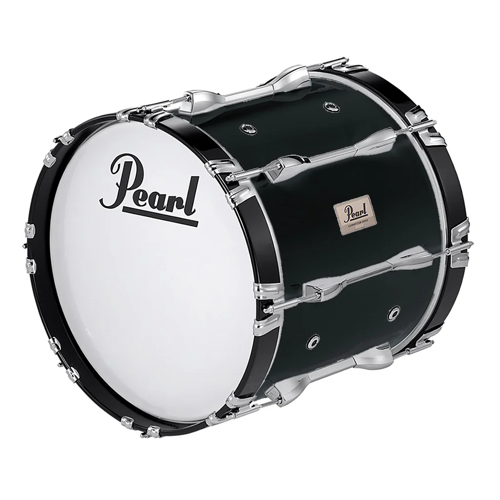 Pearl Competitor Marching Bass Drum 16 x 14 - Midnight Black