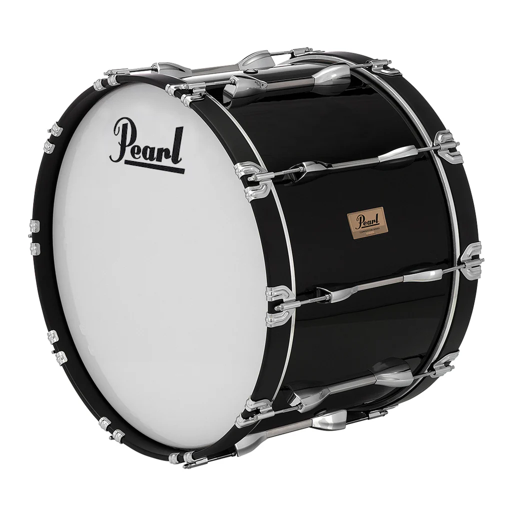 Pearl Competitor Marching Bass Drum 20 x 14 - Midnight Black