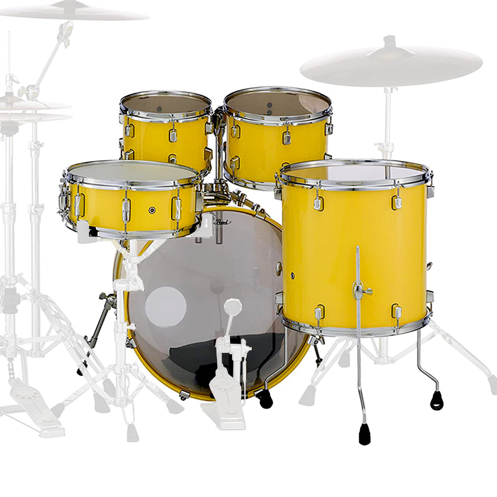 Pearl Decade Maple 22" Fusion Kit with Hardware in Solid Yellow - Image 2
