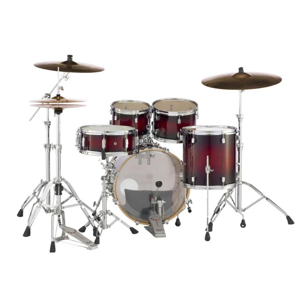 Pearl Decade Maple 5pc 20" Fusion Increda-Bundle Drum Kit - Gloss Deep Red Burst - Image 5