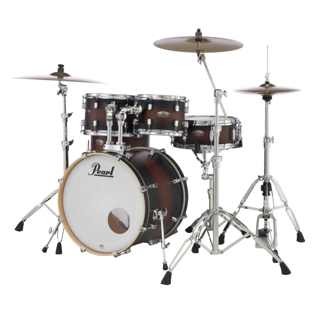 Pearl Decade Maple 5pc 20" Fusion Increda-Bundle Drum Kit - Satin Brown Burst - Image 3