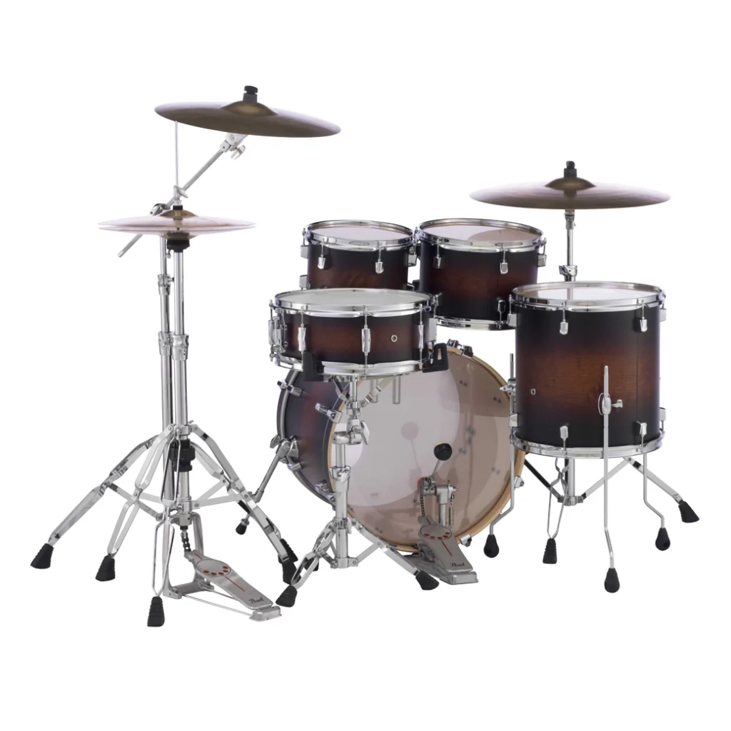 Pearl Decade Maple 5pc 20" Fusion Increda-Bundle Drum Kit - Satin Brown Burst - Image 5