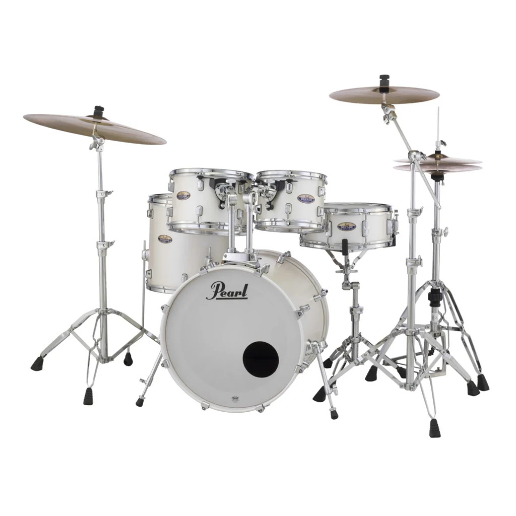 Pearl Decade Maple 5pc 20" Fusion Increda-Bundle Drum Kit - White Satin Pearl - Image 2