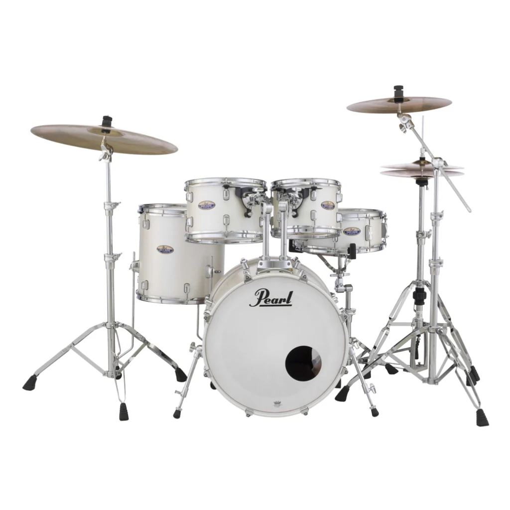 Pearl Decade Maple 5pc 20" Fusion Increda-Bundle Drum Kit - White Satin Pearl - Image 3