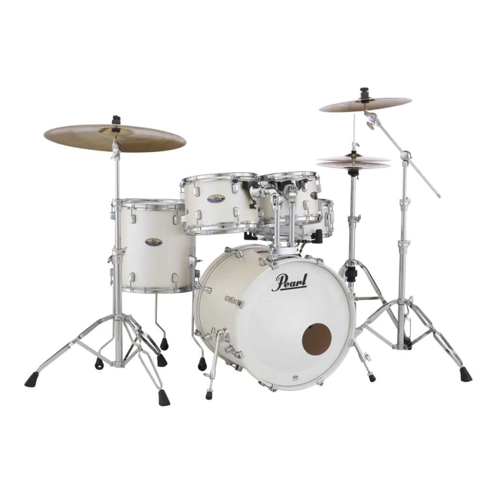 Pearl Decade Maple 5pc 20" Fusion Increda-Bundle Drum Kit - White Satin Pearl - Image 4