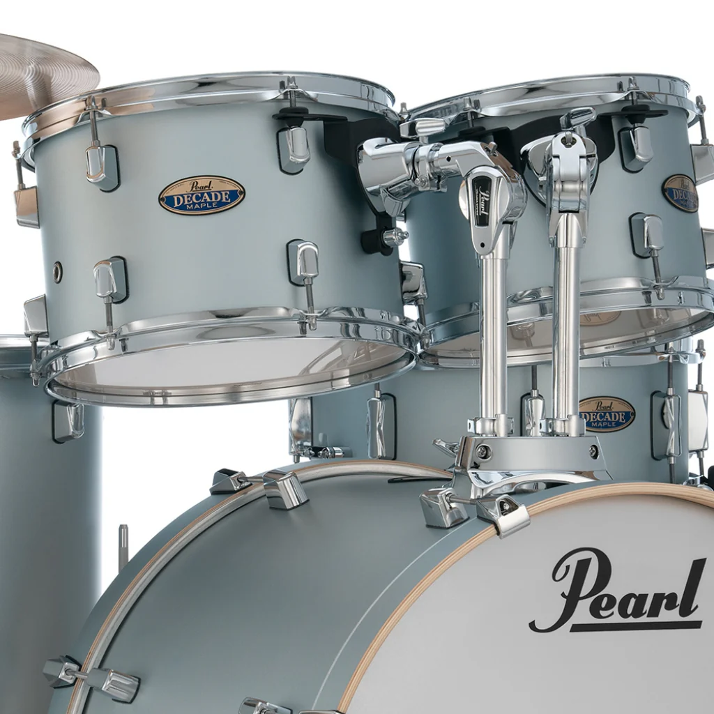 Pearl Decade Maple 5pc 22" Fusion Increda-Bundle Drum Kit - Blue Mirage - Image 5