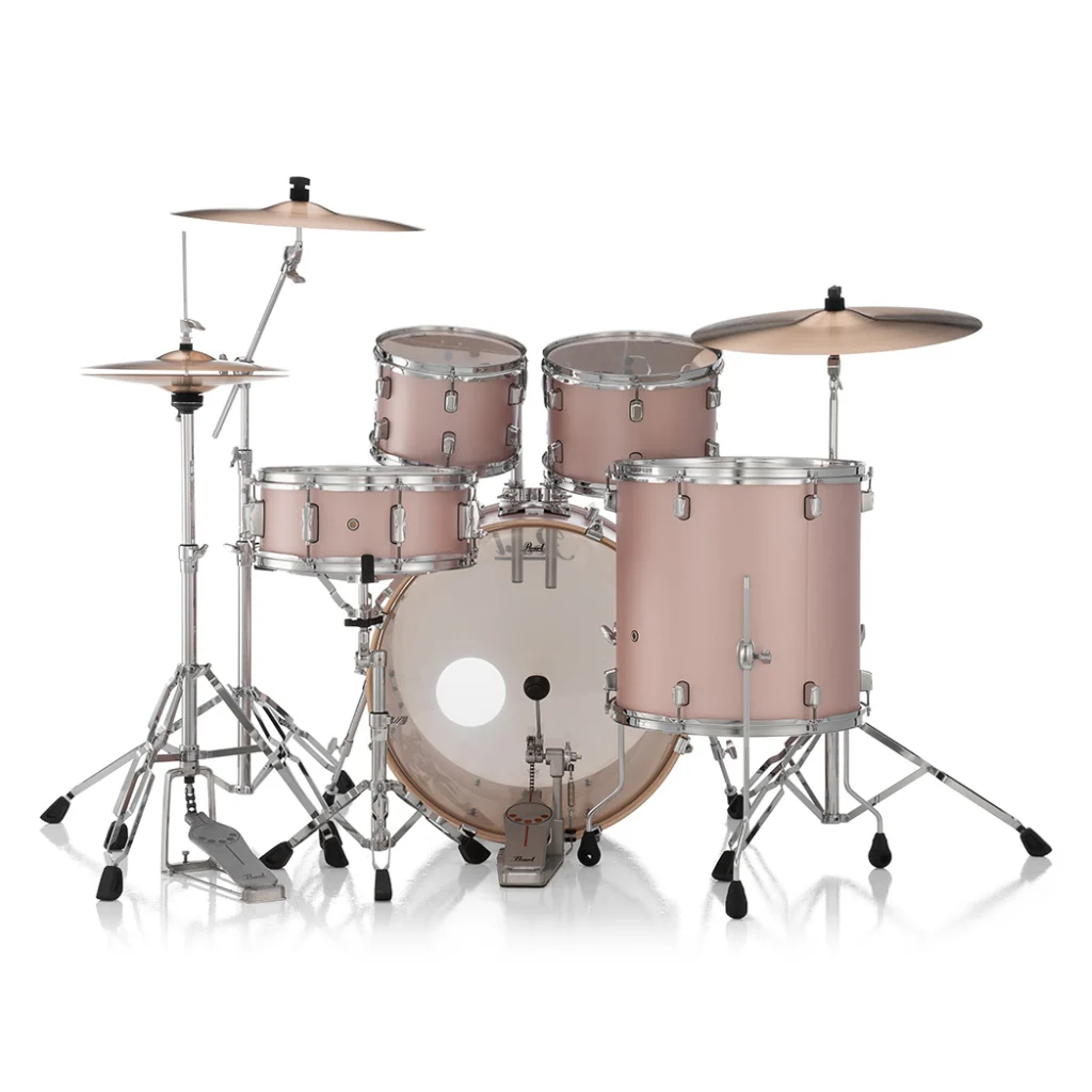 Pearl Decade Maple 5pc 22" Fusion Increda-Bundle Drum Kit - Rose Mirage - Image 4