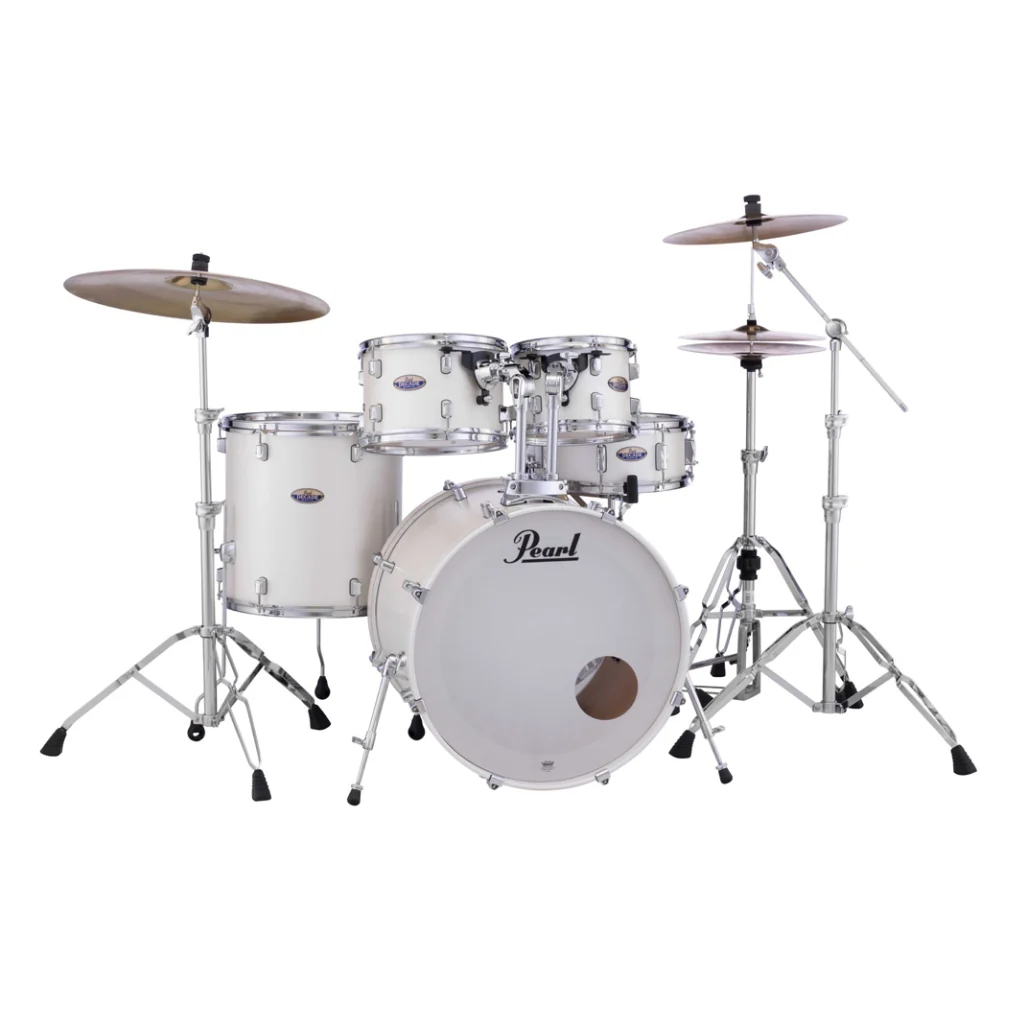 Pearl Decade Maple 5pc 22" Fusion Increda-Bundle Drum Kit - White Satin Pearl - Image 3