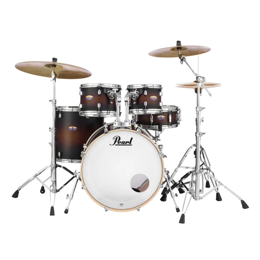 Pearl Decade Maple 5pc 22" Fusion Plus Increda-Bundle Drum Kit - Satin Brown Burst - Image 4