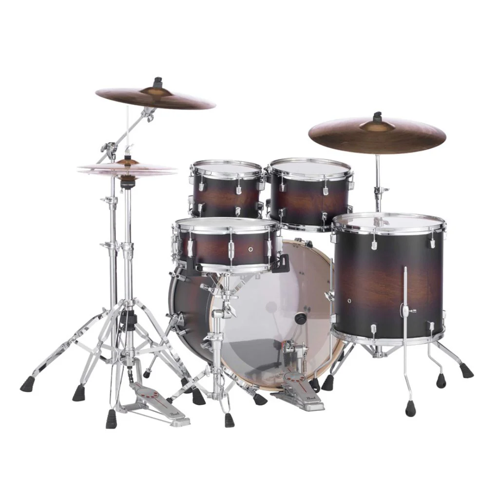 Pearl Decade Maple 5pc 22" Fusion Plus Increda-Bundle Drum Kit - Satin Brown Burst - Image 5
