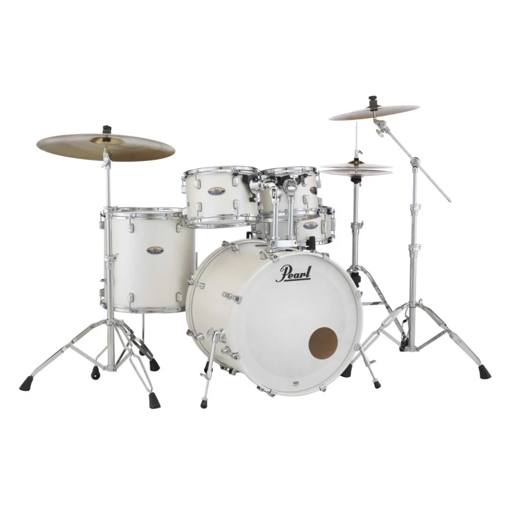 Pearl Decade Maple 5pc 22" Fusion Plus Increda-Bundle Drum Kit - White Satin Pearl - Image 2