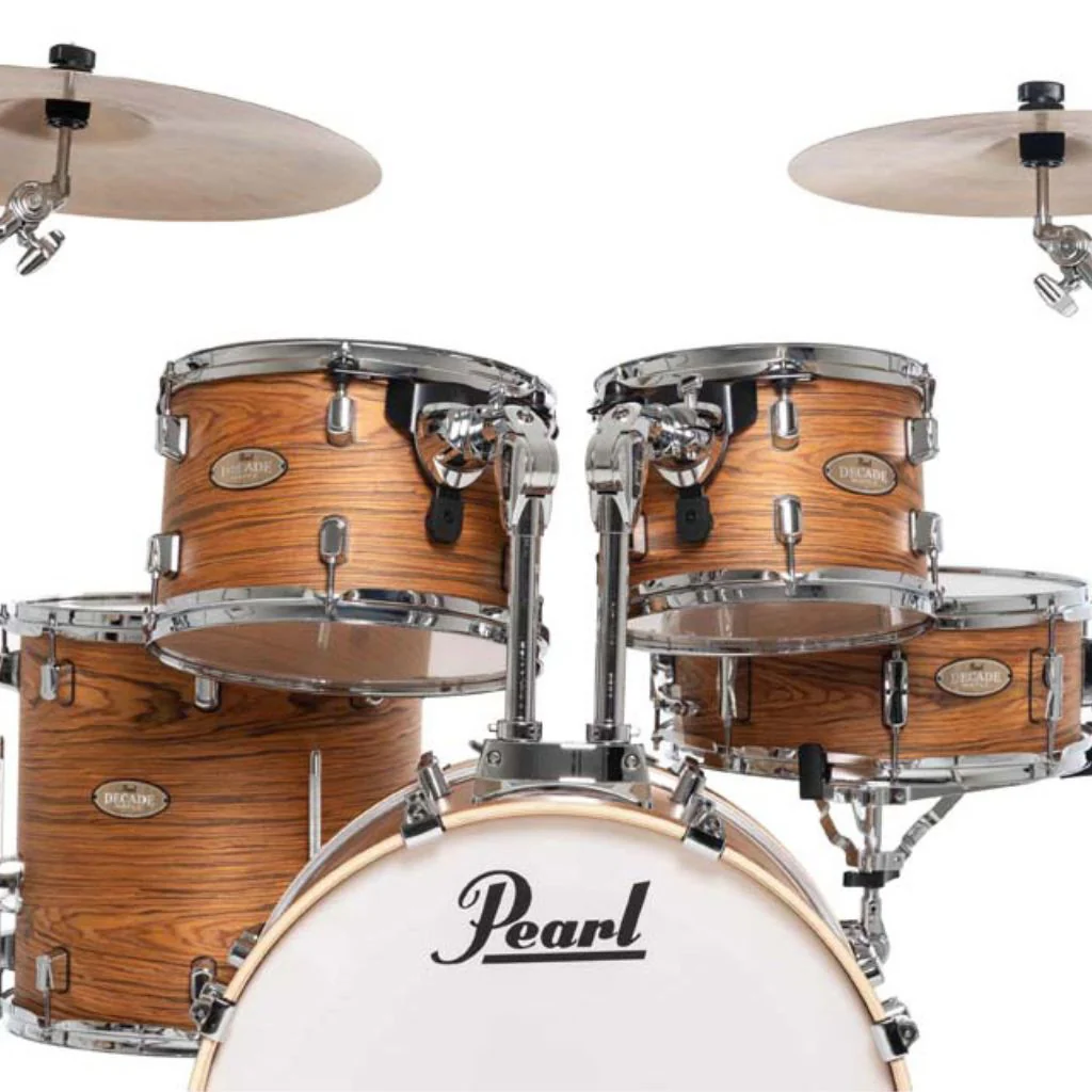 Pearl Decade Maple Artisan 5pc 20" Fusion Drum Kit - Satin Caramel Veil - Image 3