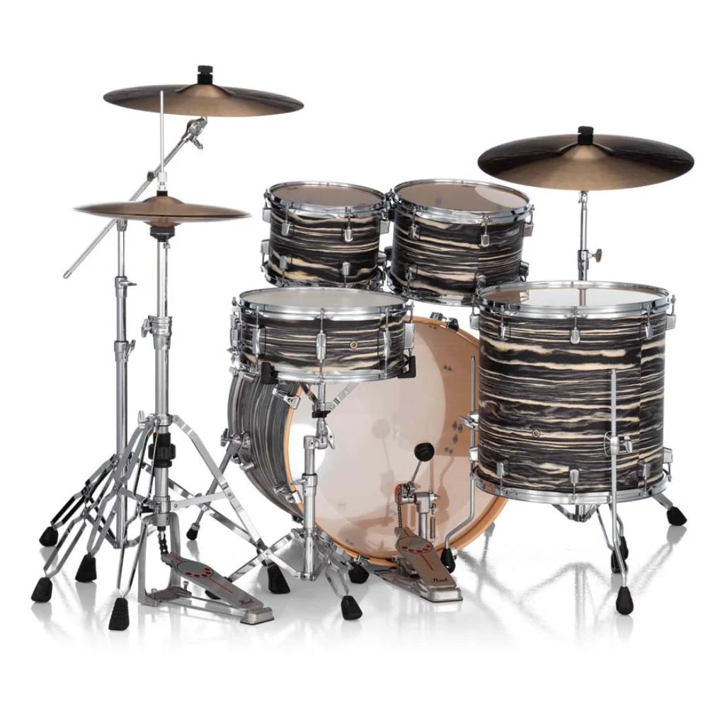 Pearl Decade Maple Artisan 5pc 22" Fusion Plus Drum Kit - Black Satin Marble - Image 2