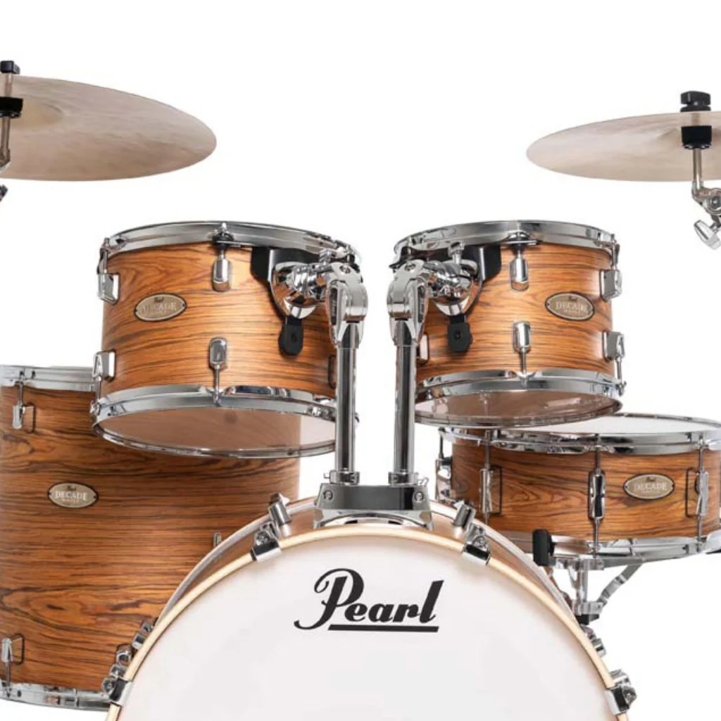 Pearl Decade Maple Artisan 5pc 22" Fusion Plus Drum Kit - Satin Caramel Veil - Image 3