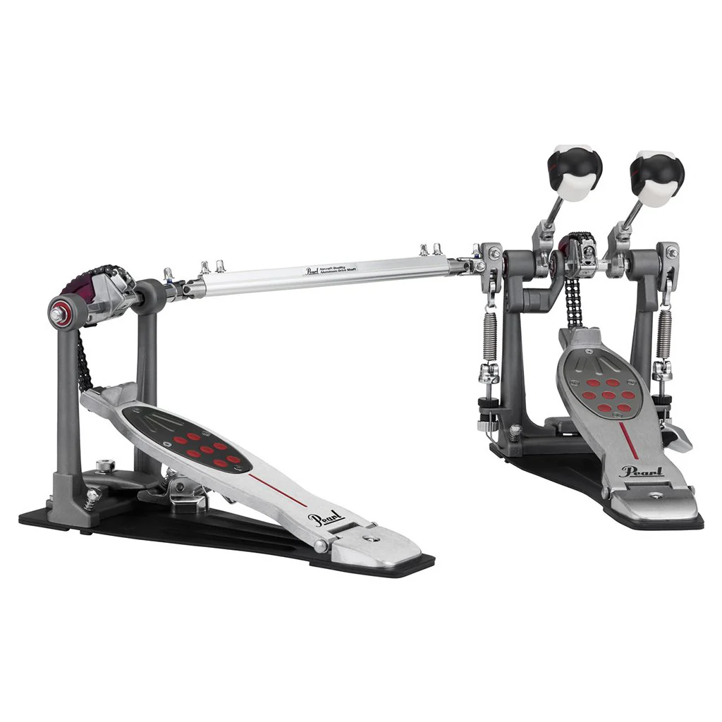 Pearl Eliminator Twin Pedal Chain Drive w/ Case