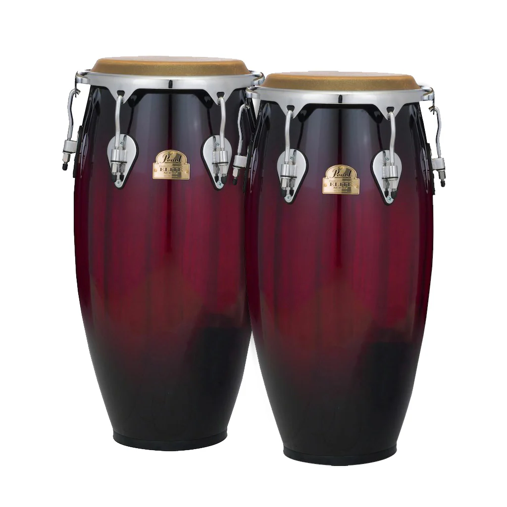 Pearl Elite Series Oak Congas 11"+11 3/4" - Merlot Burst