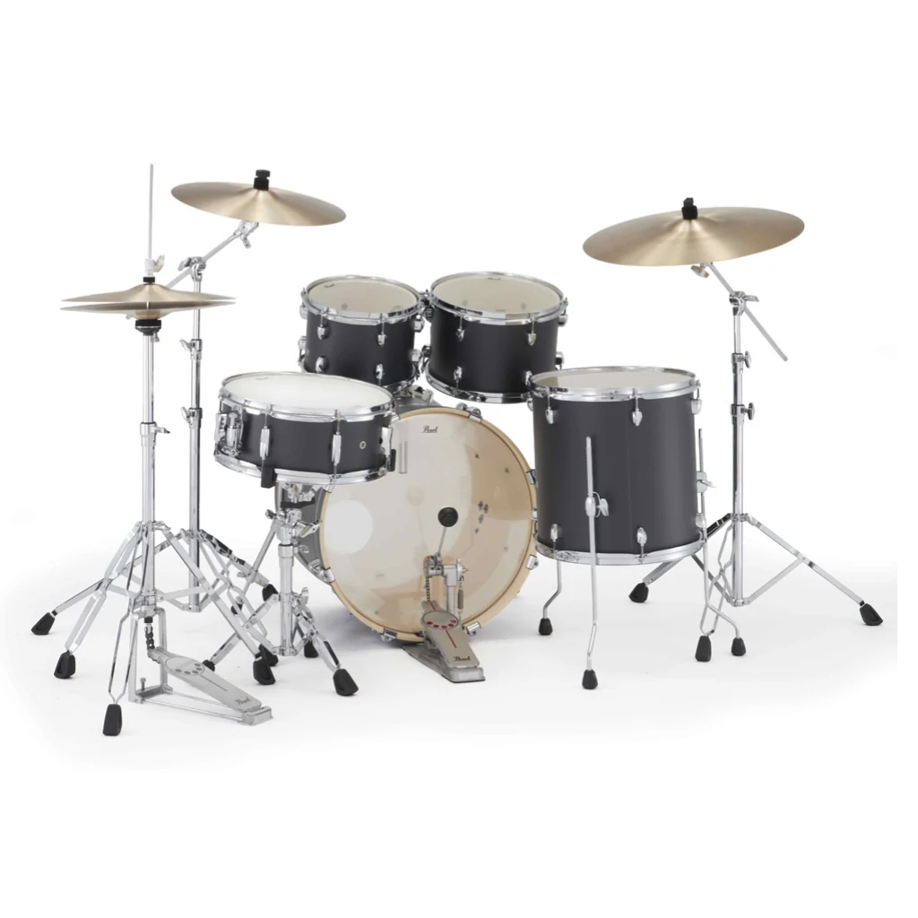 Pearl Export Plus 5pc 20" Fusion Drum Kit BRD-1 Cymbals - Graphite Slate - Image 5