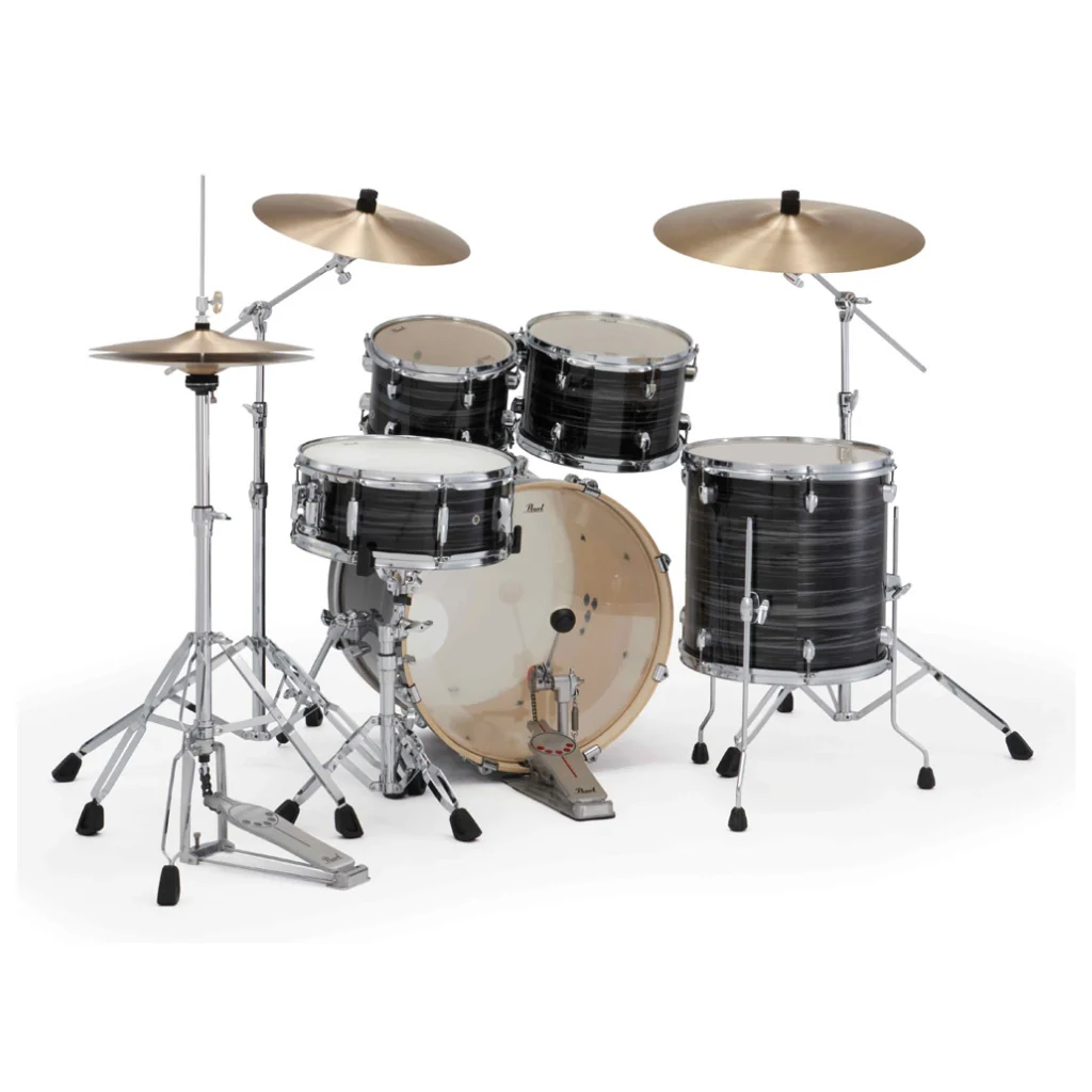 Pearl Export Plus 5pc 20" Fusion Drum Kit with Zildjian Cymbals - Graphite Silver Twist - Image 5