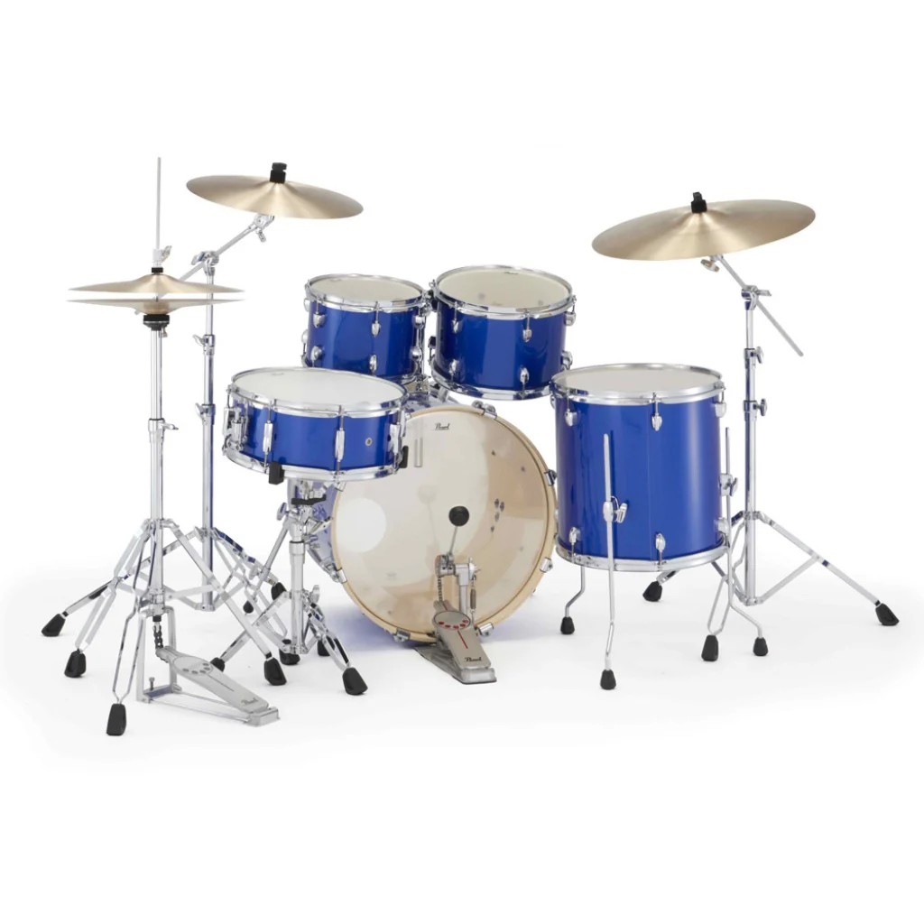 Pearl Export Plus 5pc 20" Fusion Drum Kit with BRD-1 Cymbals - Midnight Blue - Image 5