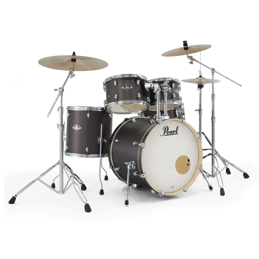 Pearl Export Plus 5pc 20" Fusion Drum Kit with Zildjian Cymbals - Brushed Bronze - Image 3