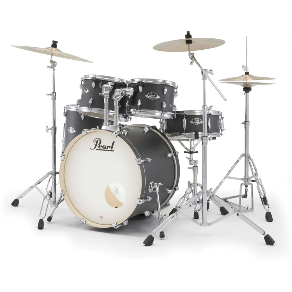 Pearl Export Plus 5pc 20" Fusion Drum Kit with Zildjian Cymbals - Graphite Slate - Image 4