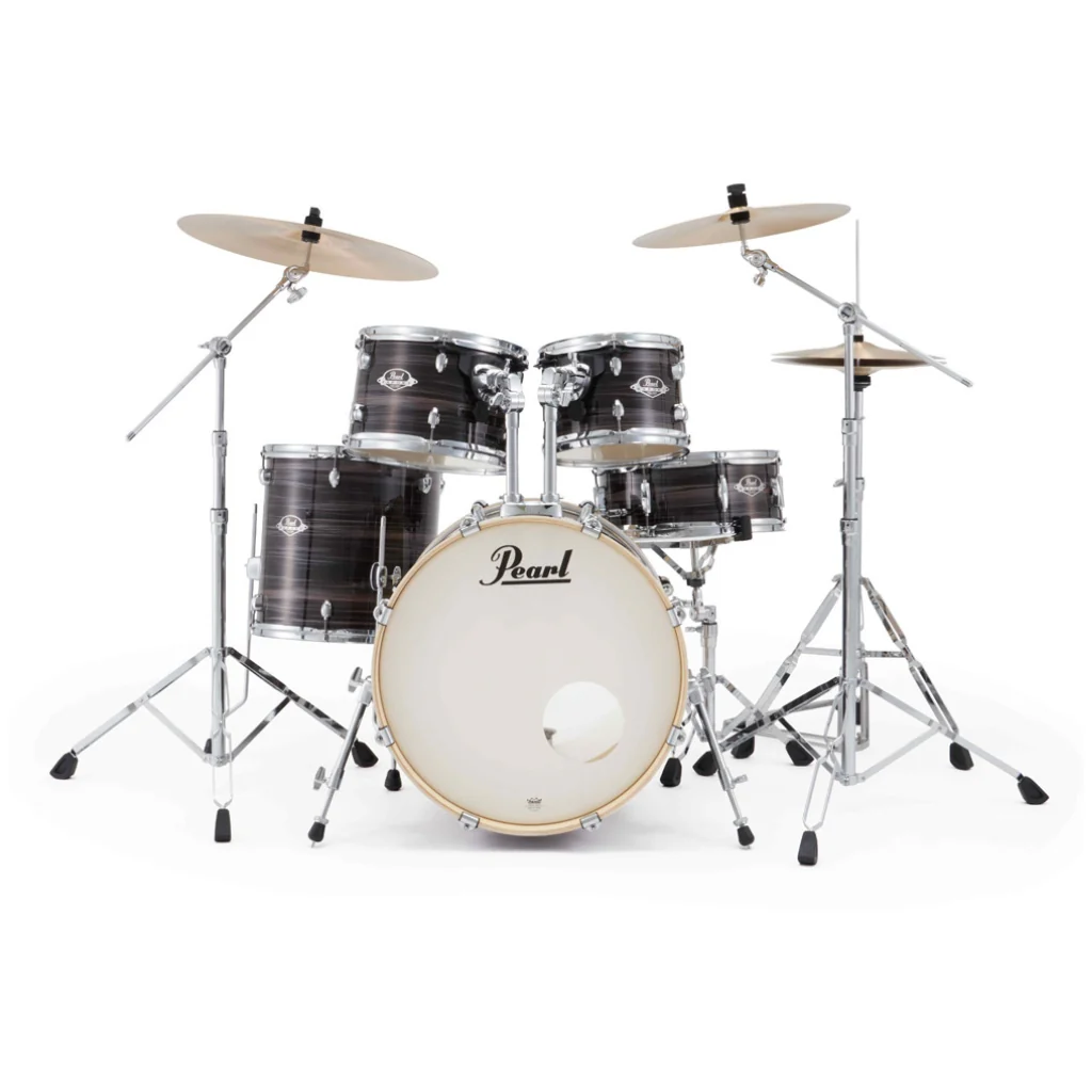 Pearl Export Plus 5pc 20" Fusion Drum Kit with Zildjian Cymbals - Metallic Amethyst Twist - Image 2