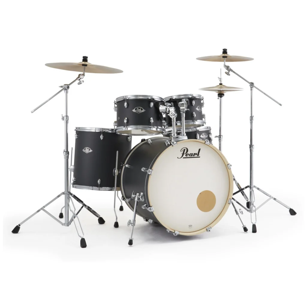 Pearl Export Plus 5pc 22" Fusion Drum Kit with Zildjian Cymbals - Graphite Slate - Image 2