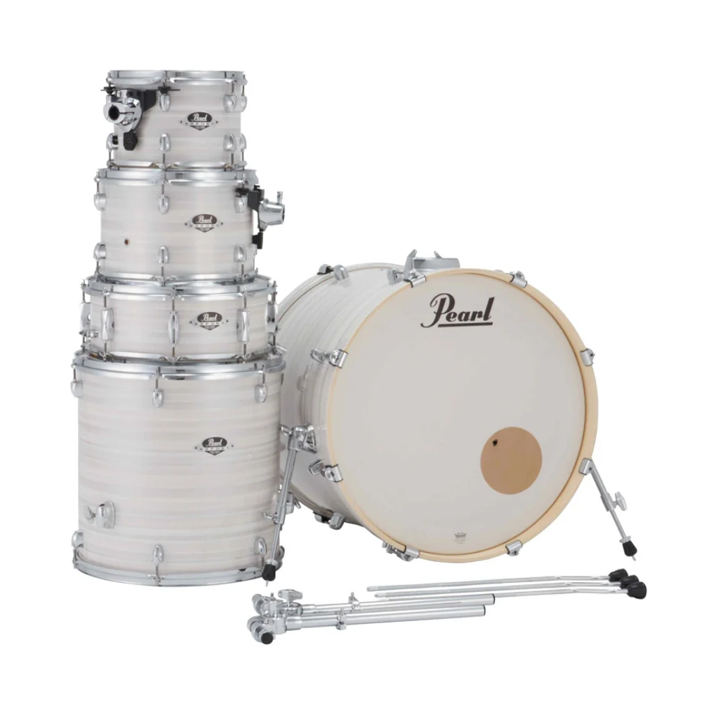 Pearl Export Plus 5pc 22" Fusion Drum Kit with Zildjian Cymbals - Slipstream White - Image 5