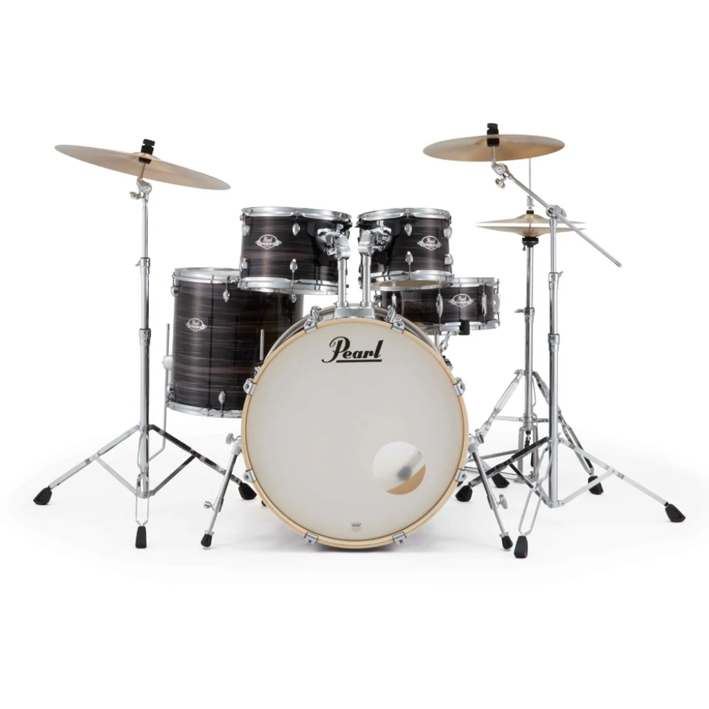 Pearl Export Plus 5pc 22" Fusion Plus Drum Kit with Zildjian Cymbals - Metallic Amethyst Twist - Image 2