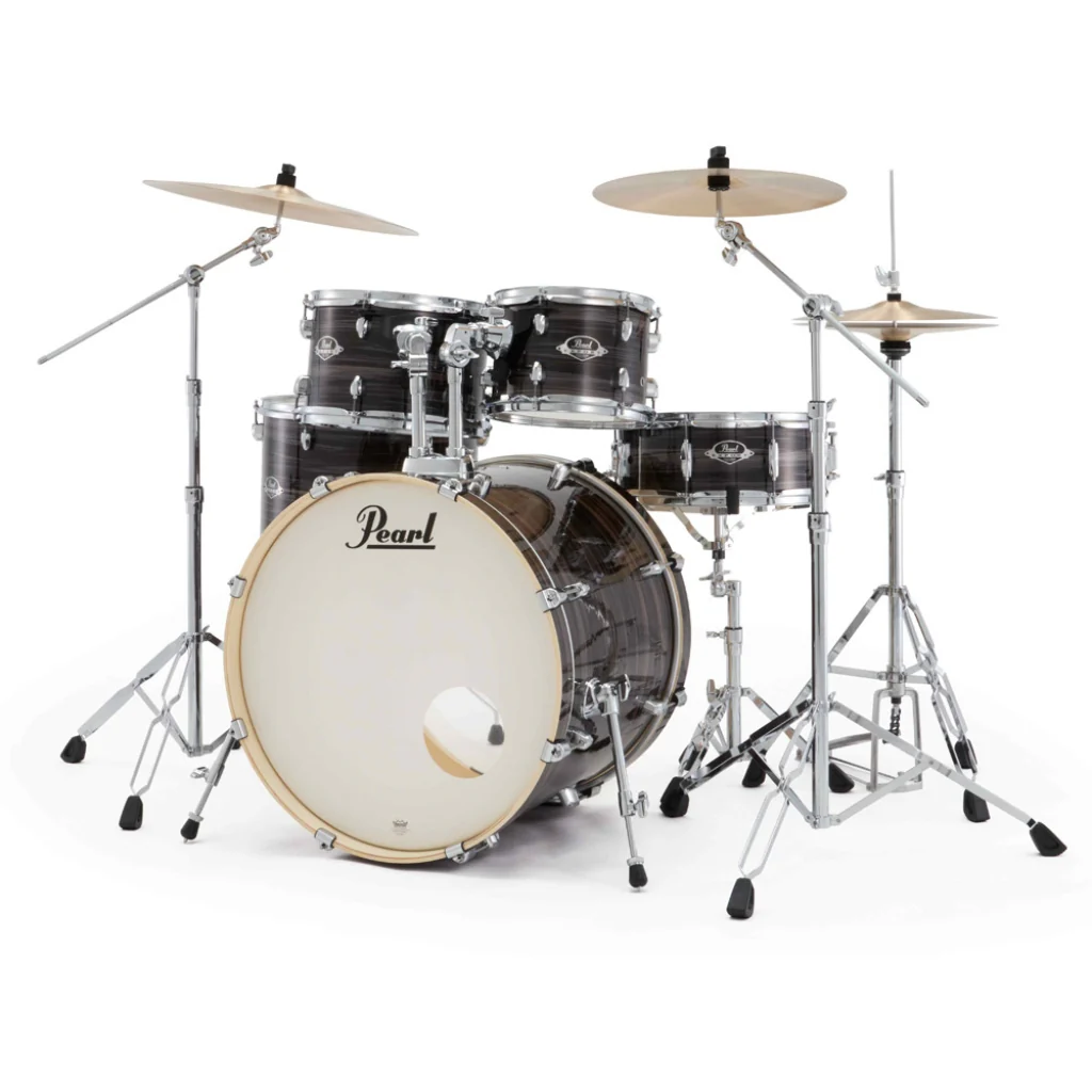 Pearl Export Plus 5pc 22" Fusion Plus Drum Kit with Zildjian Cymbals - Metallic Amethyst Twist - Image 3