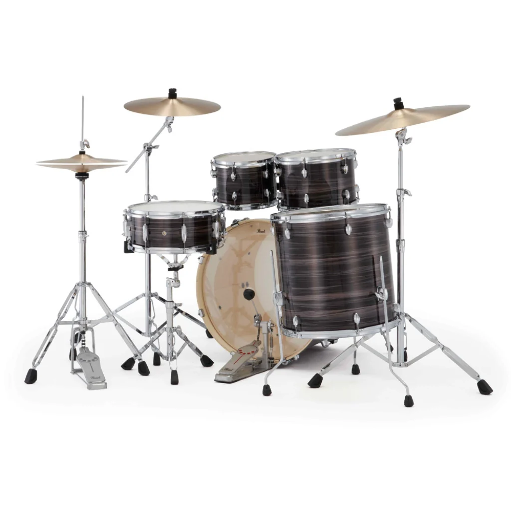 Pearl Export Plus 5pc 22" Fusion Plus Drum Kit with Zildjian Cymbals - Metallic Amethyst Twist - Image 4