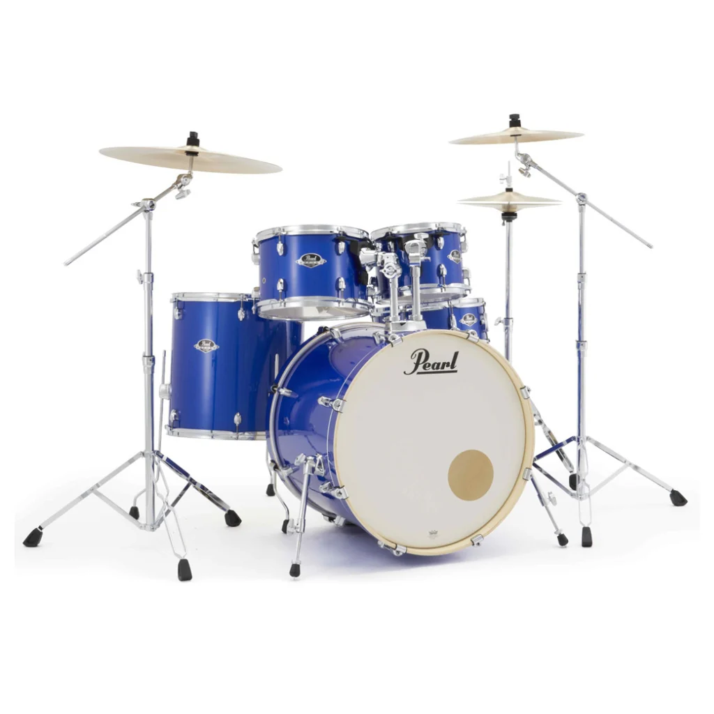 Pearl Export Plus 5pc 22" Fusion Plus Drum Kit with Zildjian Cymbals - Midnight Blue - Image 3
